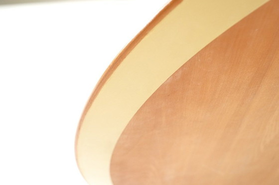 Image 1 of Table « Tulipe » En Bois Par Eero Saarinen Pour Knoll International, Usa 1958.