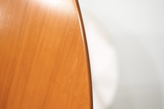 Image 1 of Table « Tulipe » En Bois Par Eero Saarinen Pour Knoll International, Usa 1958.