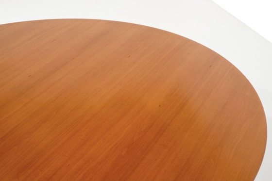 Image 1 of Table « Tulipe » En Bois Par Eero Saarinen Pour Knoll International, Usa 1958.