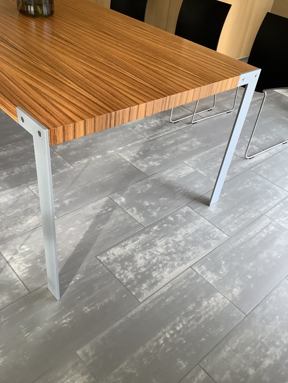 Image 1 of Desalto Table Liko Colour:Zebrano Matt