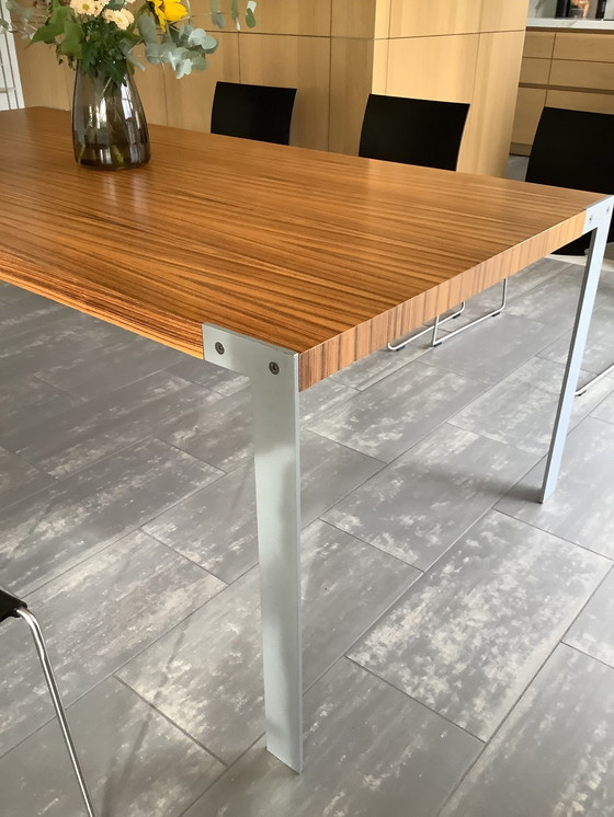 Image 1 of Desalto Table Liko Colour:Zebrano Matt