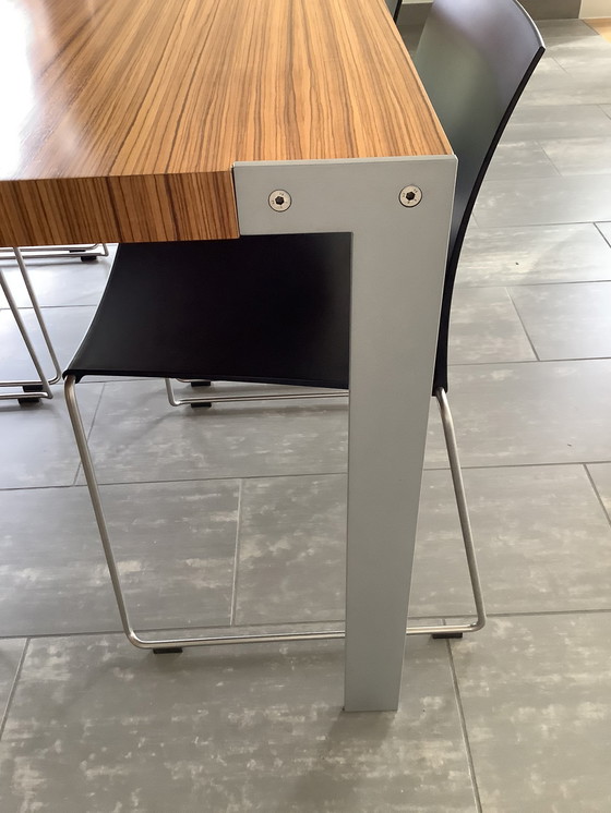 Image 1 of Desalto Table Liko Colour:Zebrano Matt