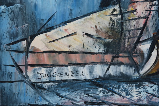Image 1 of Peinture à l'huile de l'artiste Jongeneel (signée)