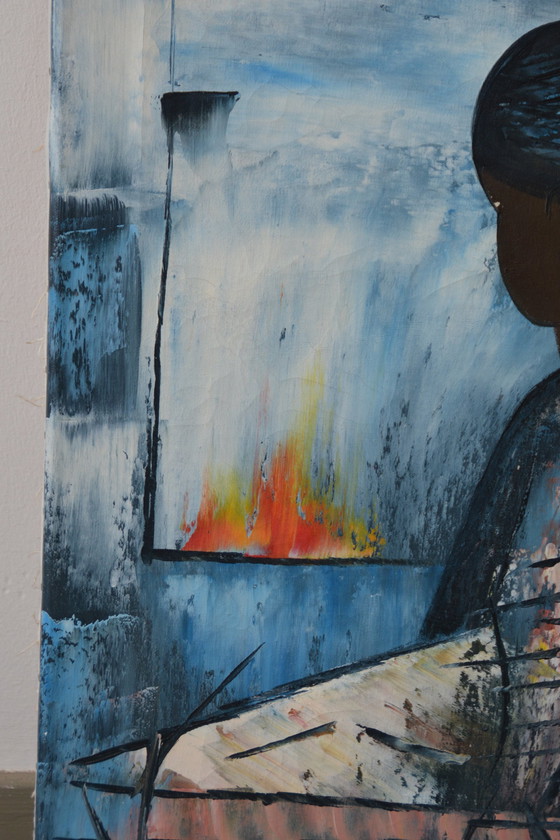 Image 1 of Peinture à l'huile de l'artiste Jongeneel (signée)