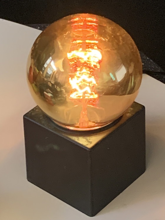 Image 1 of Philips Vintage Mirror Ball Lamp Gold