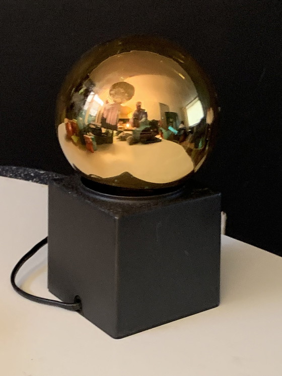 Image 1 of Philips Vintage Mirror Ball Lamp Gold