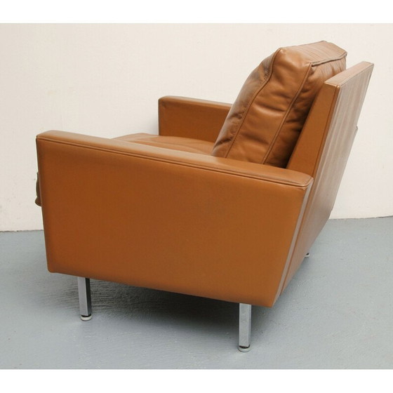 Image 1 of Fauteuil en cuir vintage par George Nelson pour Herman Miller, années 1960