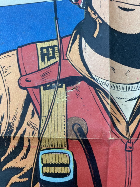 Image 1 of Poster Vintage,Buck Danny 1968