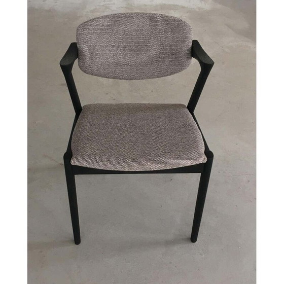 Image 1 of Ensemble de 6 chaises de salle à manger ébonisées vintage par Kai Kristiansen