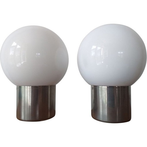 Paire de lampes de table vintage 1970