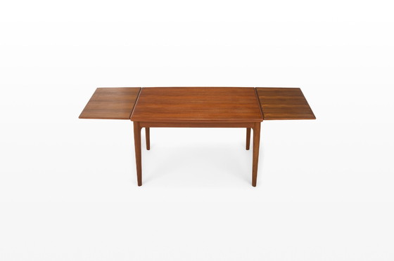 Image 1 of Table de salle à manger extensible attribuée à Glostrup Mobelfabrik, Danemark, années 1960