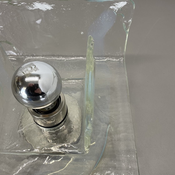 Image 1 of Grand plafonnier en verre de Murano par Carlo Nason pour Kalmar Lights, 1970S