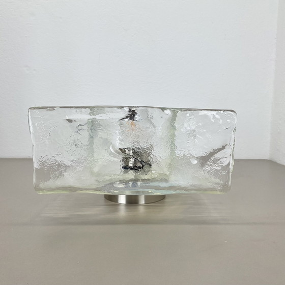 Image 1 of Grand plafonnier en verre de Murano par Carlo Nason pour Kalmar Lights, 1970S