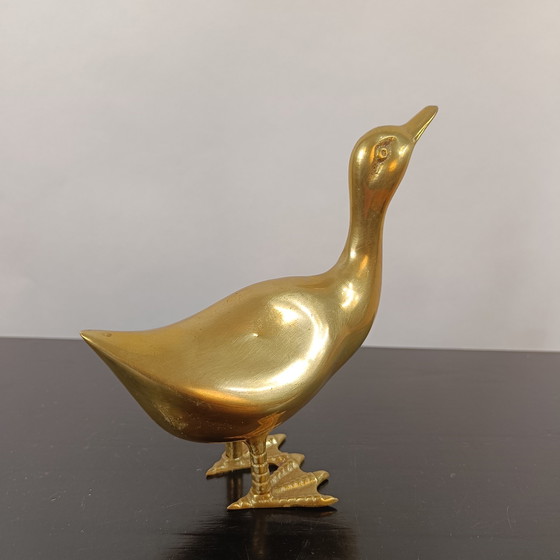 Image 1 of Ensemble de figurines de canards en laiton (2)