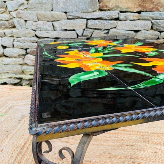 Image 1 of Table basse vintage La grange Vallauris