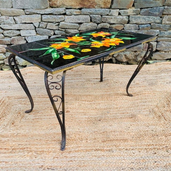 Image 1 of Table basse vintage La grange Vallauris