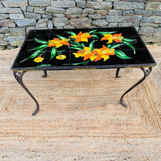 Image 1 of Table basse vintage La grange Vallauris