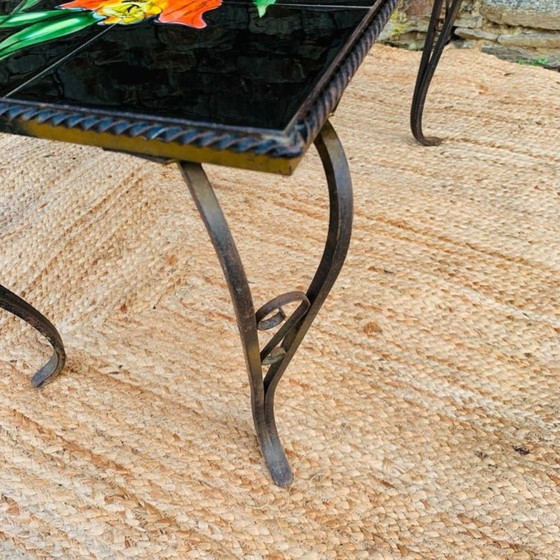 Image 1 of Table basse vintage La grange Vallauris