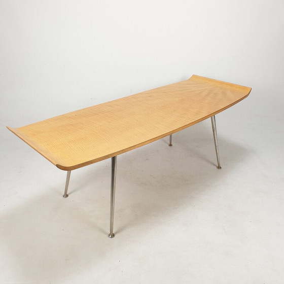 Image 1 of Table basse en bois italienne du milieu du siècle, années 1950