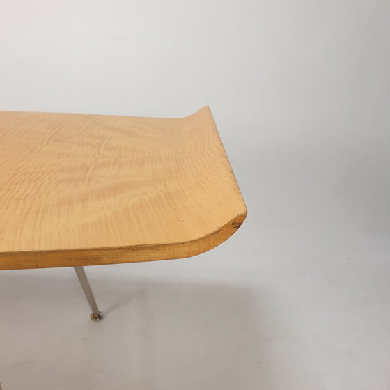 Image 1 of Table basse en bois italienne du milieu du siècle, années 1950