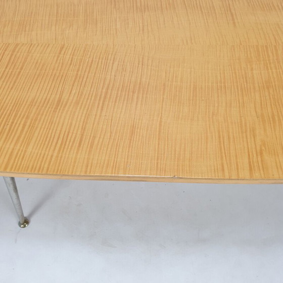 Image 1 of Table basse en bois italienne du milieu du siècle, années 1950