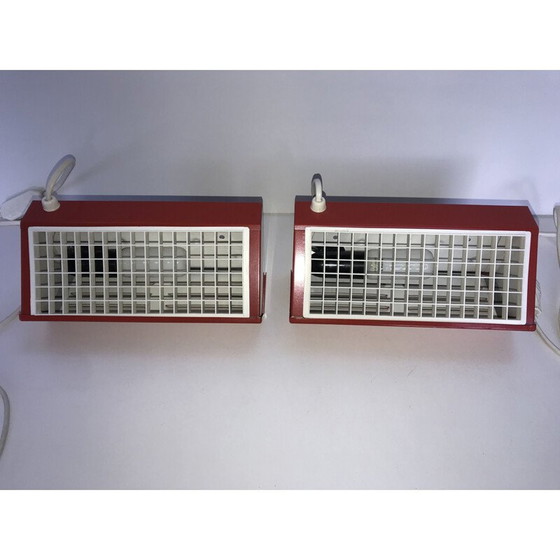 Image 1 of Paire d'appliques en métal Ikea type v204