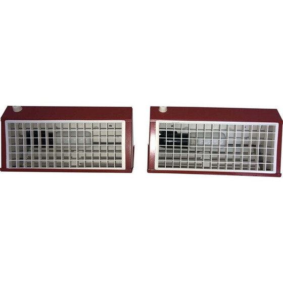 Image 1 of Paire d'appliques en métal Ikea type v204