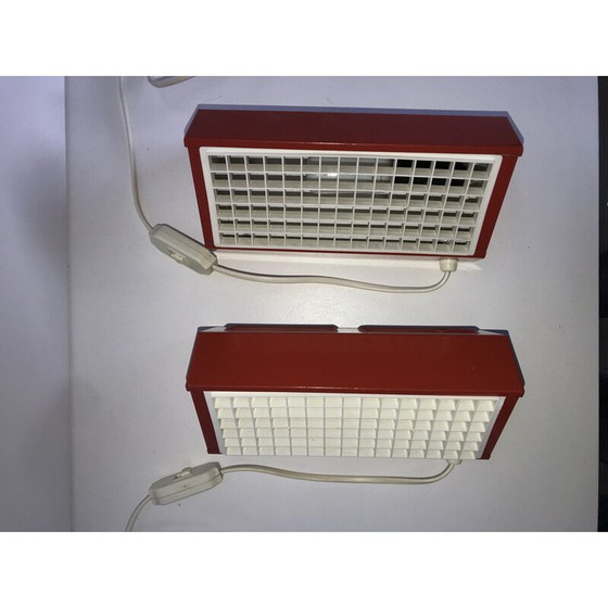 Image 1 of Paire d'appliques en métal Ikea type v204