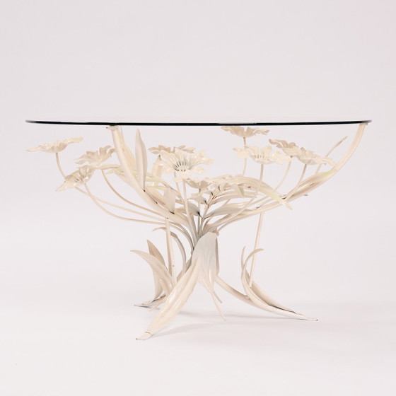 Image 1 of table basse vintage en métal et verre, 1970S