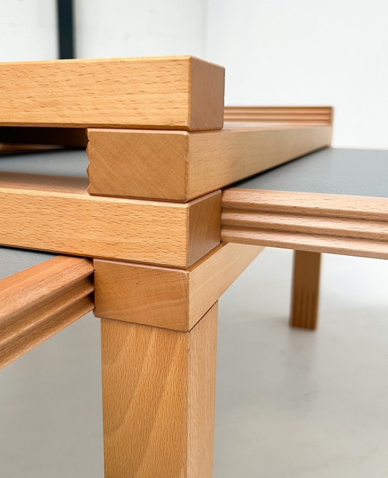 Image 1 of Table basse extensible Hexa par Bernard Vuanersson pour Bellato, 1980's