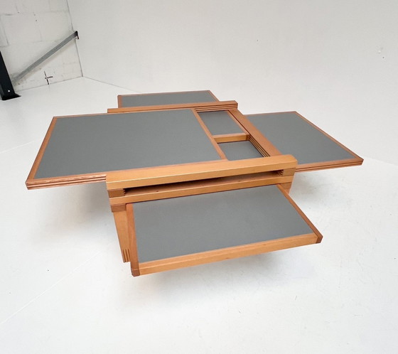 Image 1 of Table basse extensible Hexa par Bernard Vuanersson pour Bellato, 1980's