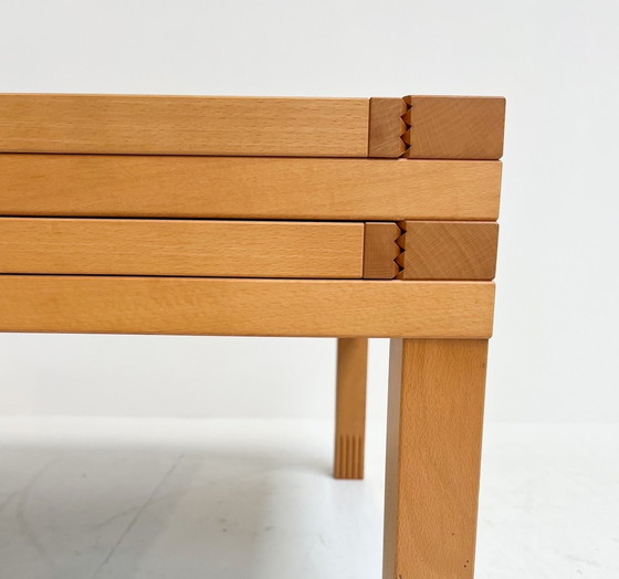 Image 1 of Table basse extensible Hexa par Bernard Vuanersson pour Bellato, 1980's