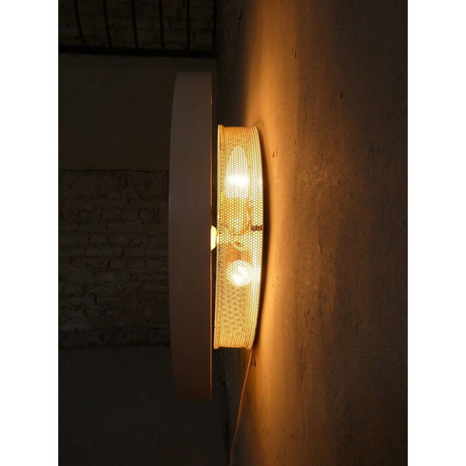 Miroir vintage en bois laqué de Hillebrand, 1960