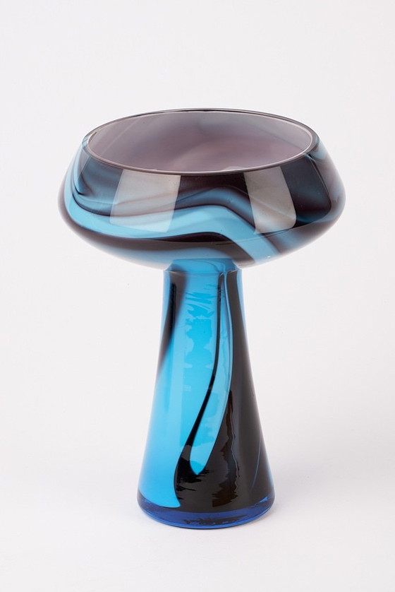 Image 1 of Vintage Carlo Moretti Vase en verre opale années 70