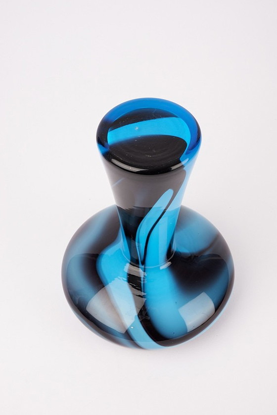 Image 1 of Vintage Carlo Moretti Vase en verre opale années 70