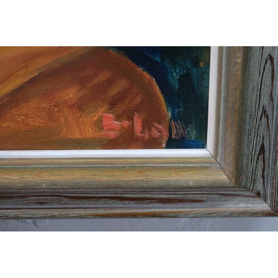 Image 1 of Peinture vintage danoise de nu par Bent Lauridsen, 1960s