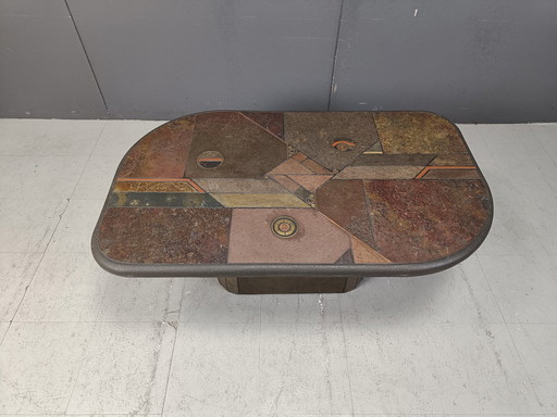 Table basse de style Paul Kingma, 1970S