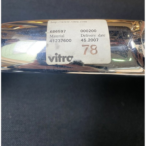 Image 1 of Chaise de bureau Vintage Soft pad en cuir noir et aluminium par Eames, 2007