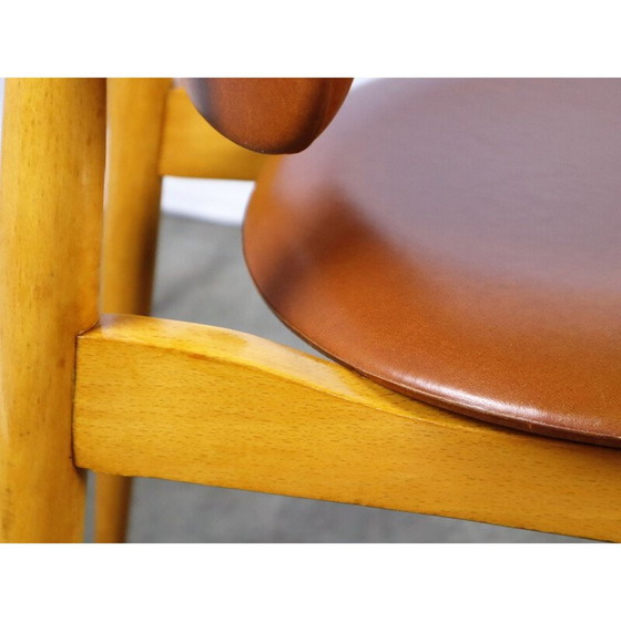 Image 1 of Ensemble de 4 chaises vintage Baumann modèle Pegasus, 1960