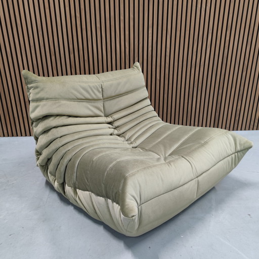 Ligne Roset Togo 1 siège Velours vert