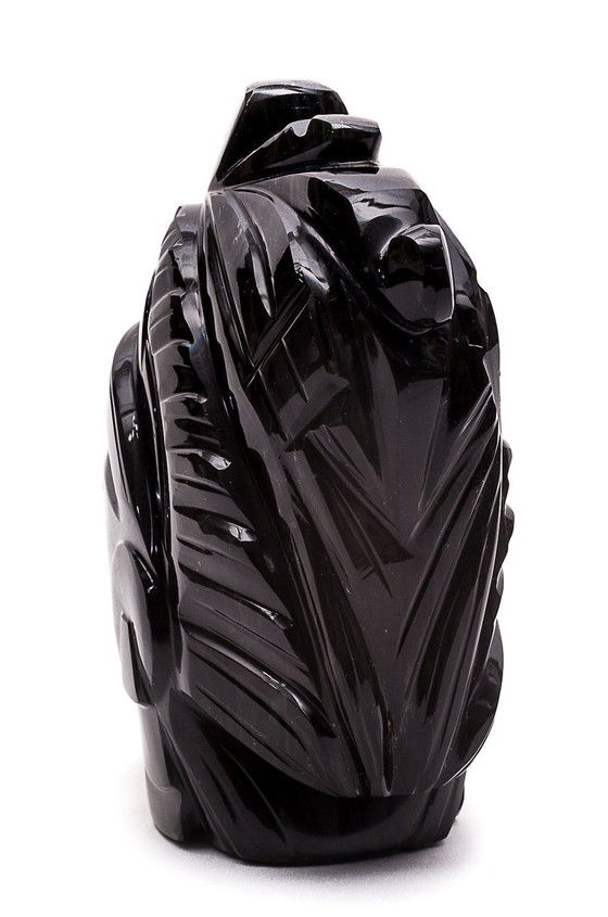 Image 1 of Tête D'Inca En Obsidienne