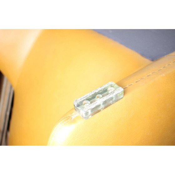 Image 1 of Paire de fauteuils en cuir vintage, Italie 1970