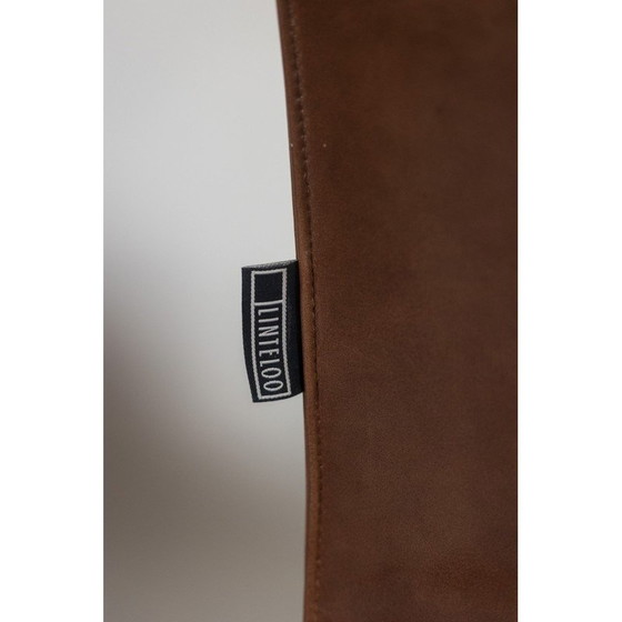 Image 1 of Paire de fauteuils Lintello en cuir camel, Pays-Bas 1970