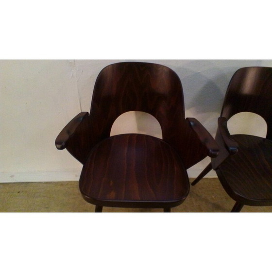 Image 1 of Fauteuil vintage par Oswald Haerdtl pour Thon Thonet, Tchécoslovaquie 1960