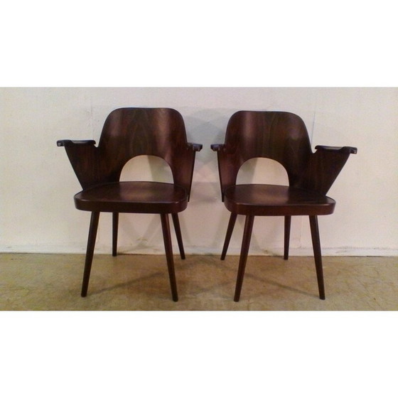 Image 1 of Fauteuil vintage par Oswald Haerdtl pour Thon Thonet, Tchécoslovaquie 1960