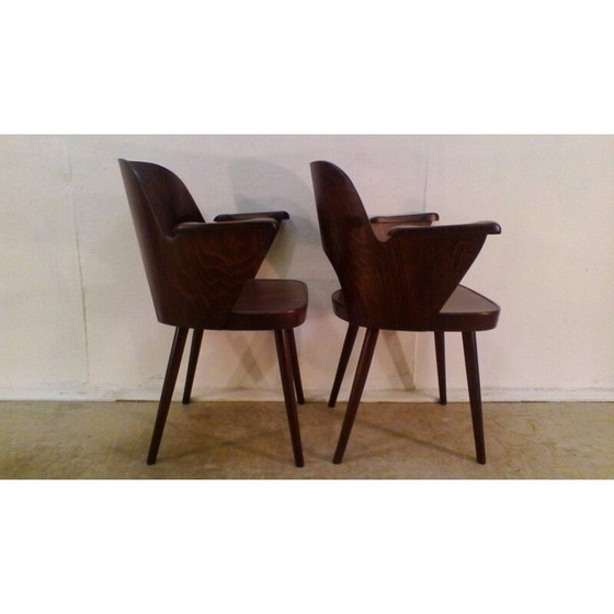 Image 1 of Fauteuil vintage par Oswald Haerdtl pour Thon Thonet, Tchécoslovaquie 1960
