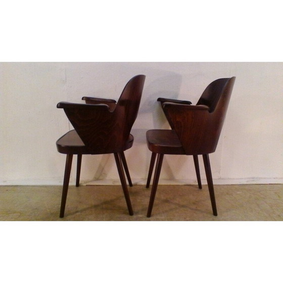 Image 1 of Fauteuil vintage par Oswald Haerdtl pour Thon Thonet, Tchécoslovaquie 1960