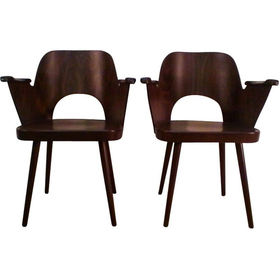 Image 1 of Fauteuil vintage par Oswald Haerdtl pour Thon Thonet, Tchécoslovaquie 1960