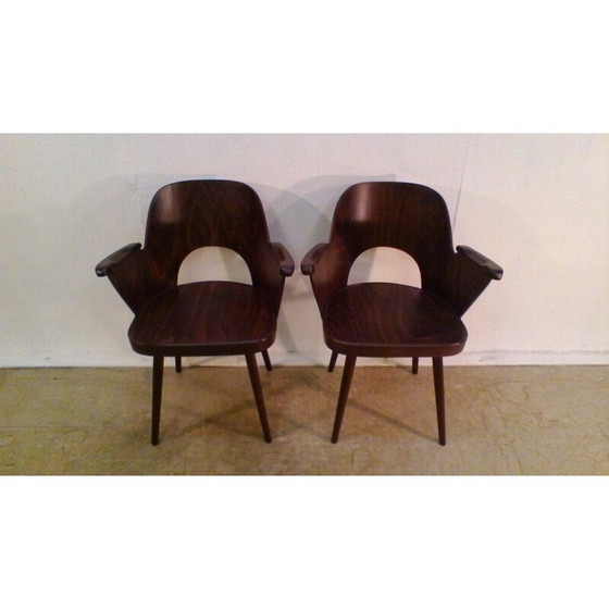 Image 1 of Fauteuil vintage par Oswald Haerdtl pour Thon Thonet, Tchécoslovaquie 1960
