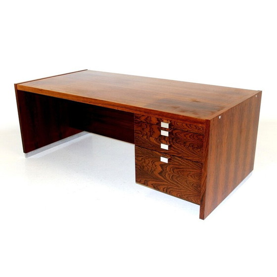 Image 1 of Bureau vintage en bois de rose pour Isku, Finlande 1960